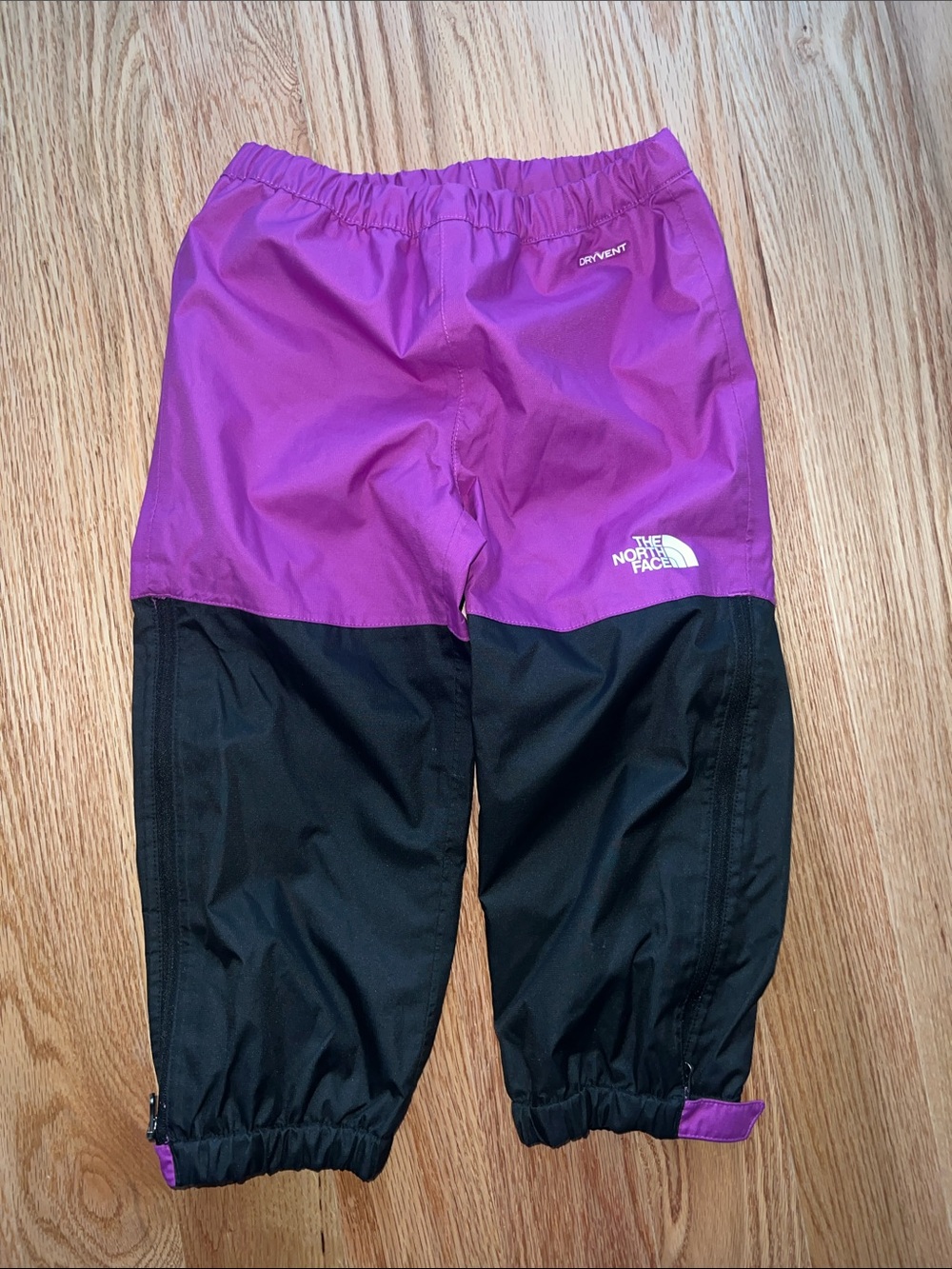 The North Face Kids Purple and Black Rain Pants